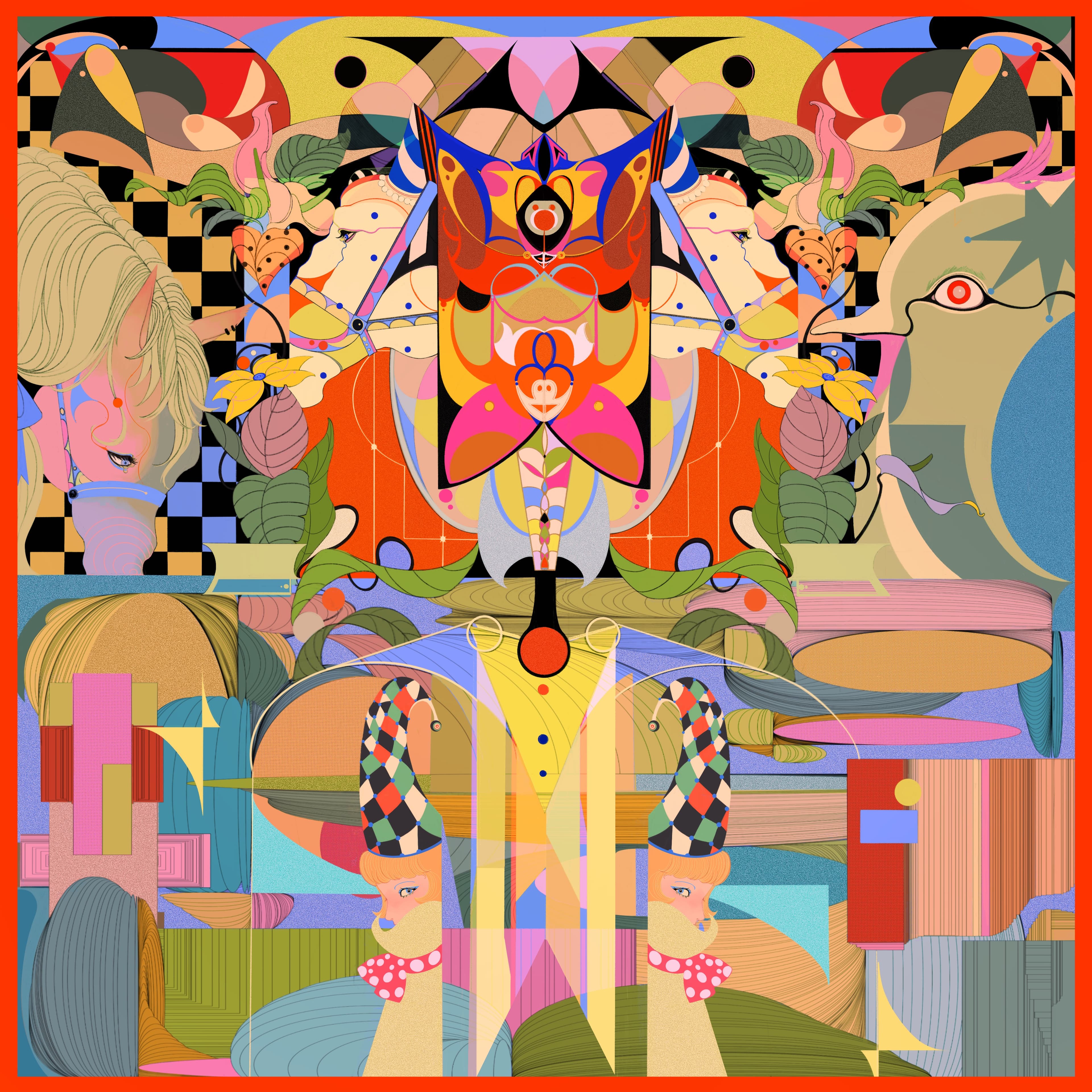 Hermès — Scarf illustration 04