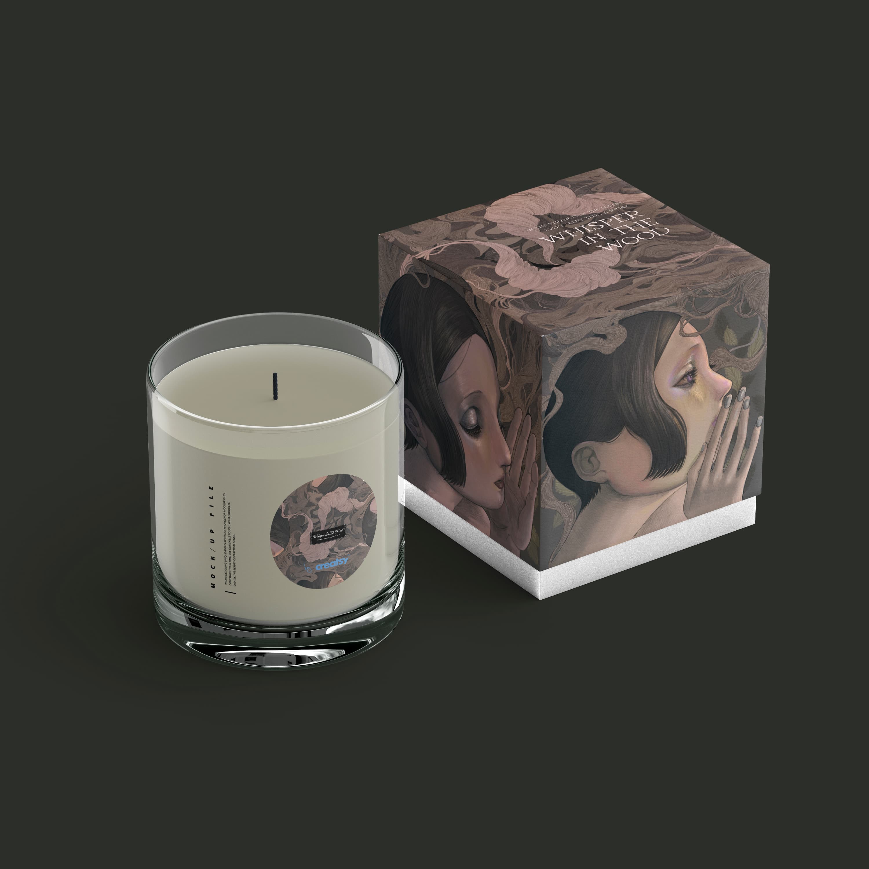 Whisper In the Woods — Package mockup